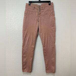 Juniors Rose Gold Skinny Jeans